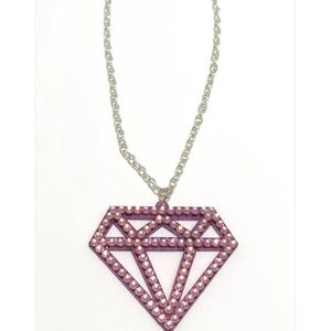 kiki kannibal pink diamond necklace